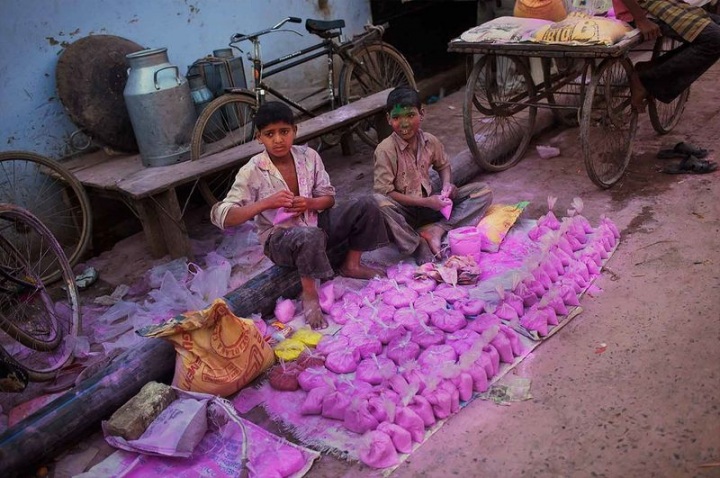 Индийский праздник встречи весны Холи (38 фото)