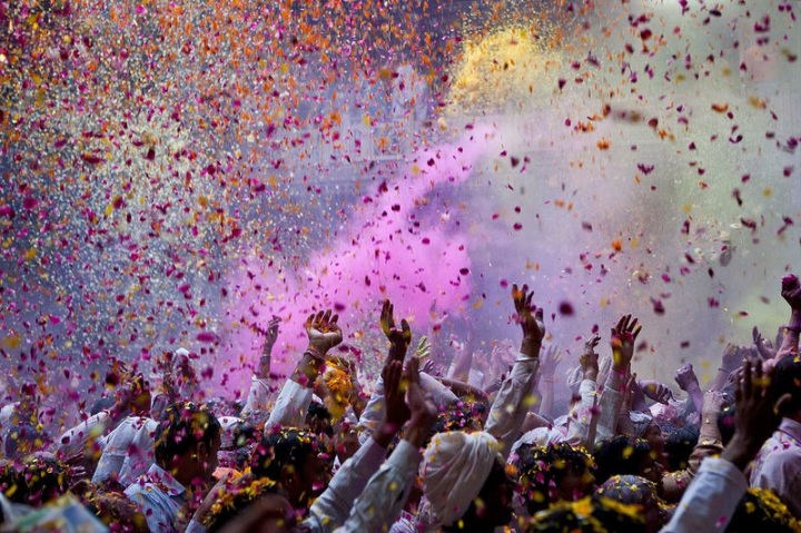 Индийский праздник встречи весны Холи (38 фото)