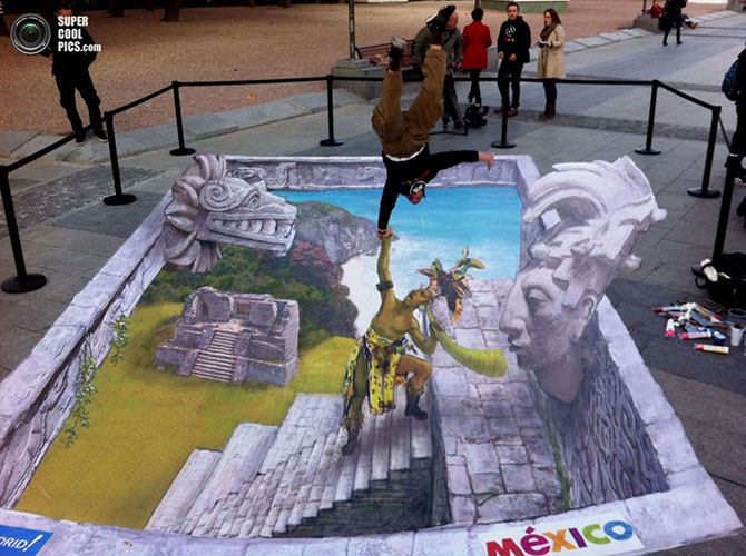 Объемные граффити Эдуардо Релеро