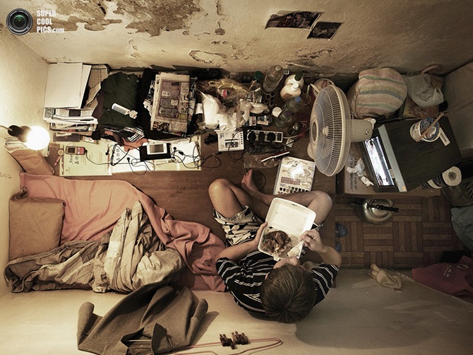 Квартиры Гонконга, вид с потолка