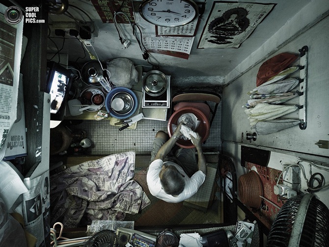 Квартиры Гонконга, вид с потолка