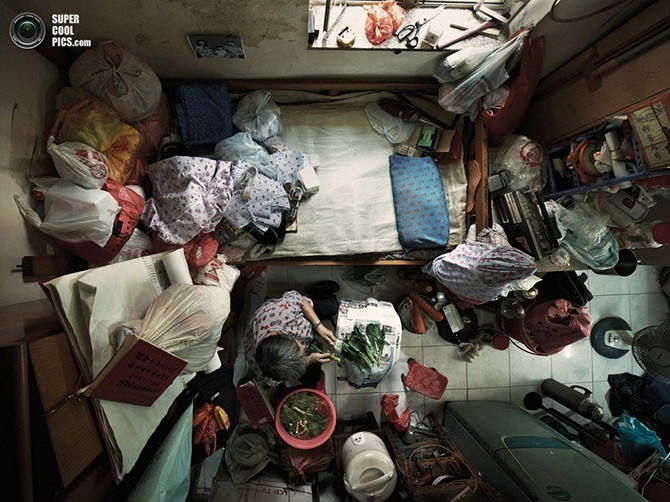 Квартиры Гонконга, вид с потолка