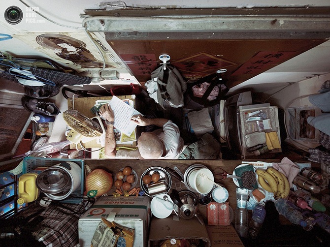 Квартиры Гонконга, вид с потолка