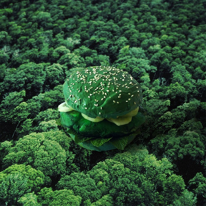 О бургерах с юмором