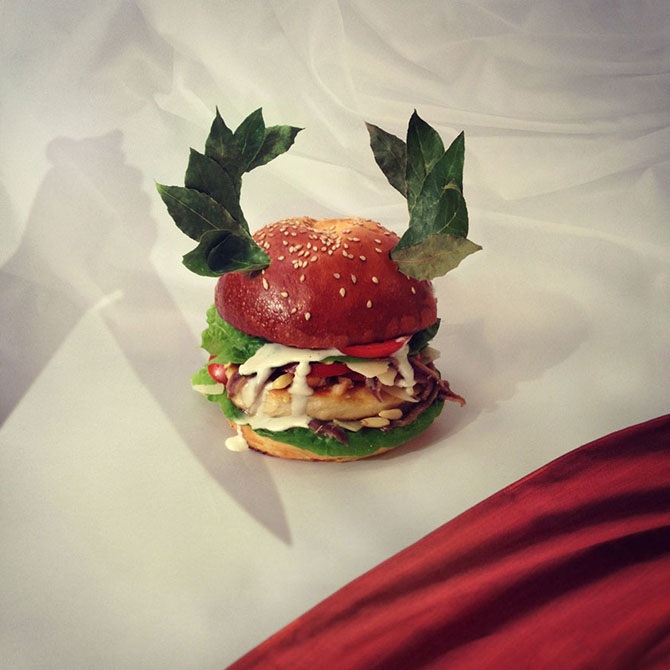 О бургерах с юмором