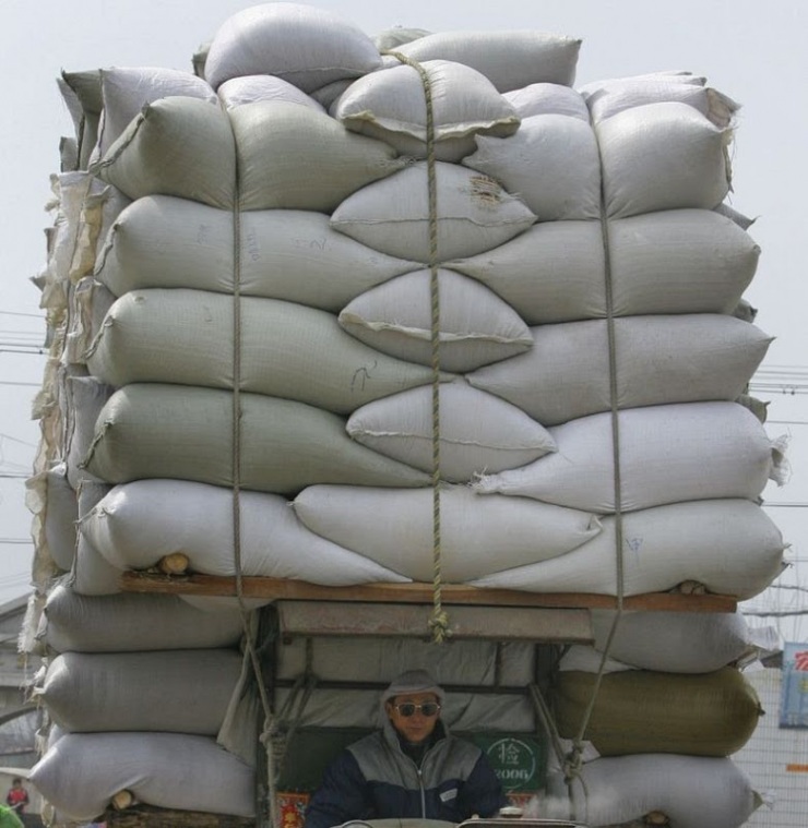 Перегруженный транспорт Китая