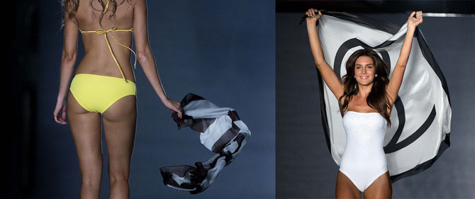 Девушки на неделе пляжной моды Mercedes-Benz 2014