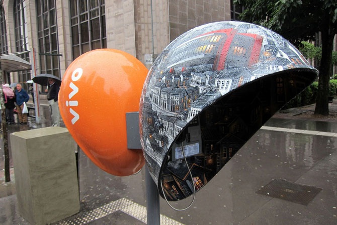 Парад таксофонов в Сан-Паулу