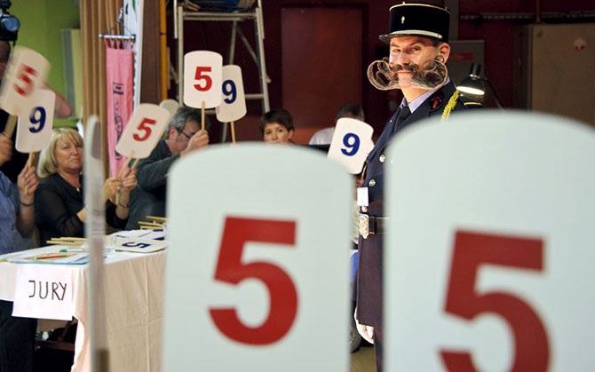 Конкурс усов и бород во Франции