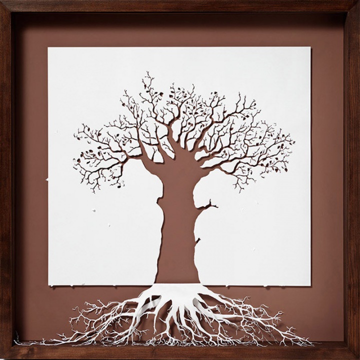 Скульптуры из одного листа бумаги