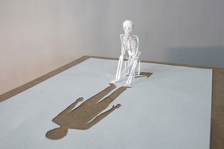 Скульптуры из одного листа бумаги